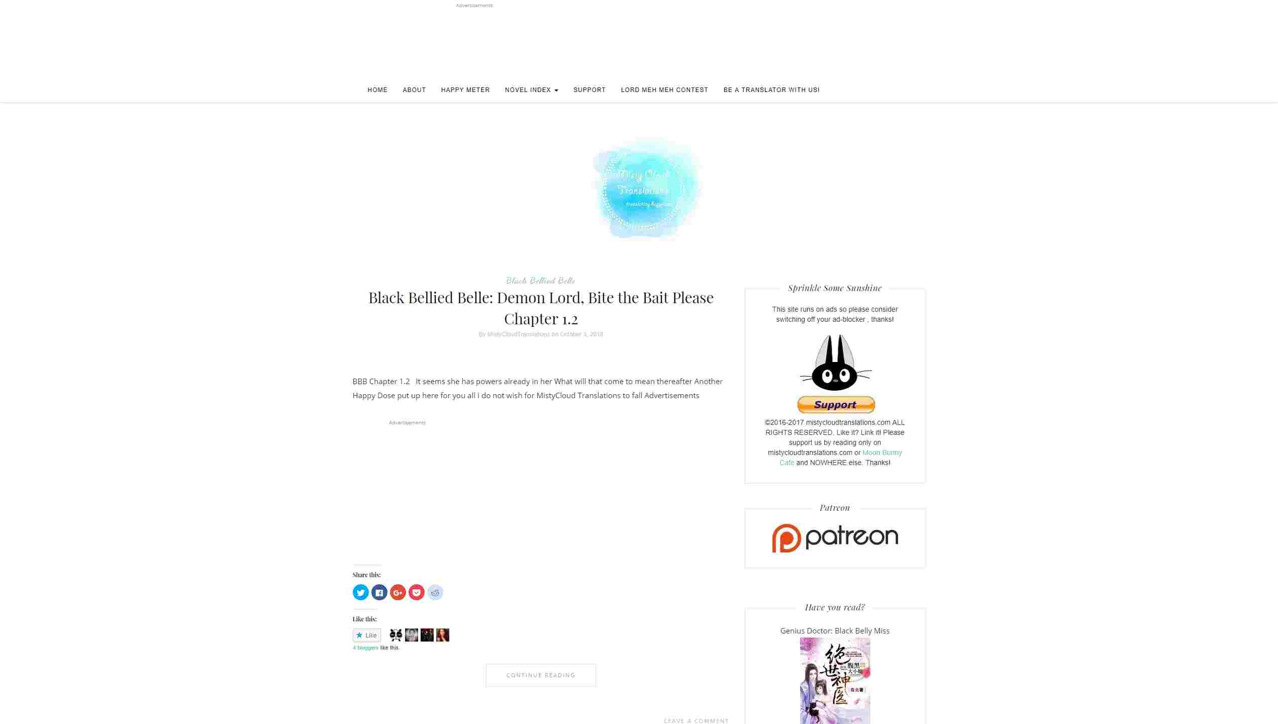 MistyCloud Translations